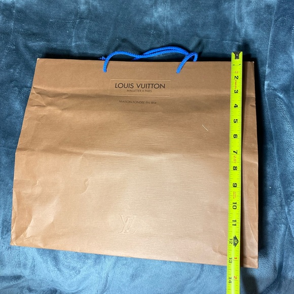 Louis Vuitton bag brown with blue straps. - Picture 3 of 6